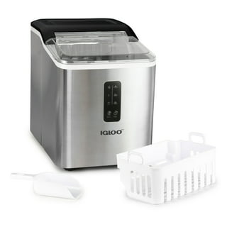 Igloo ICE227-Silver Compact Ice Maker and Water Dispenser Silver