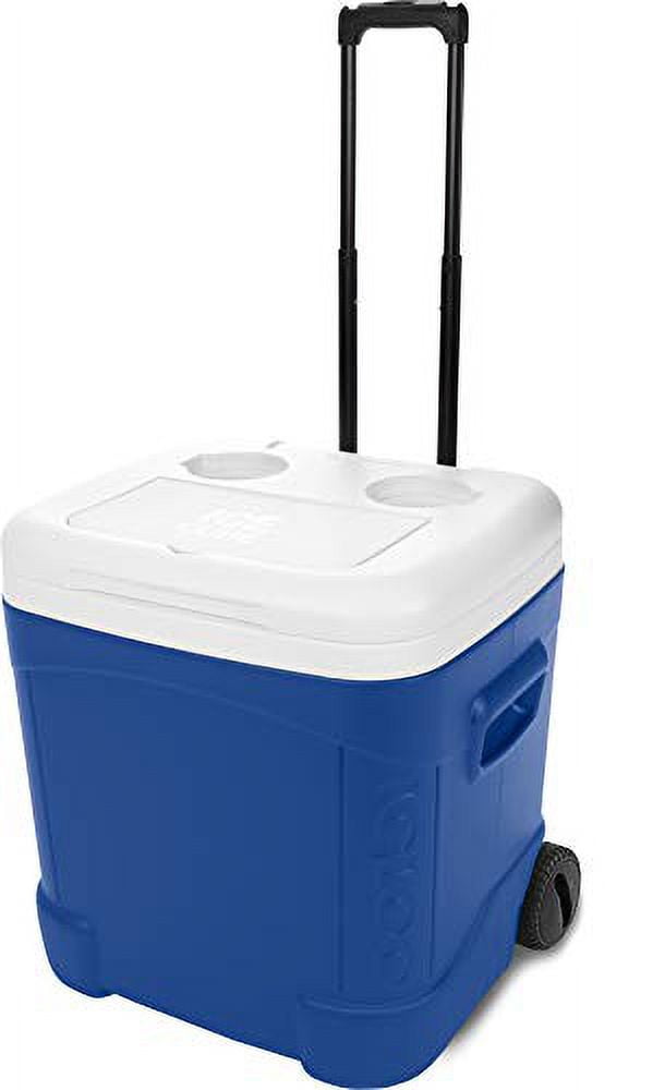 igloo 60 quart ice cube roller cooler