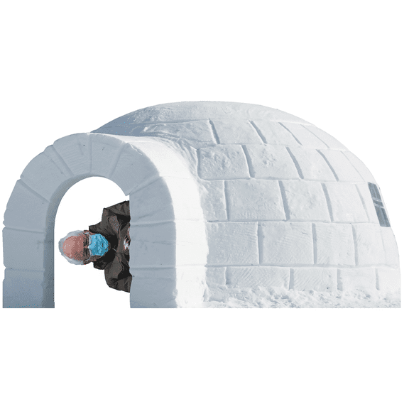 Igloo Icehouse Snowhouse Stand-in Cardboard Cutout Standee Standup