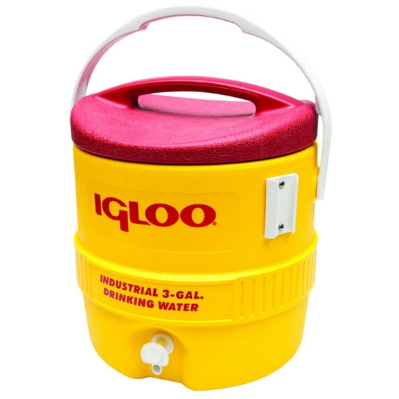 Igloo Industrial Red/Yellow 3 gal Water Cooler