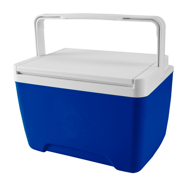 Igloo Island Breeze 9-Quart Cooler with Swing-Up Bail Handle, Blue