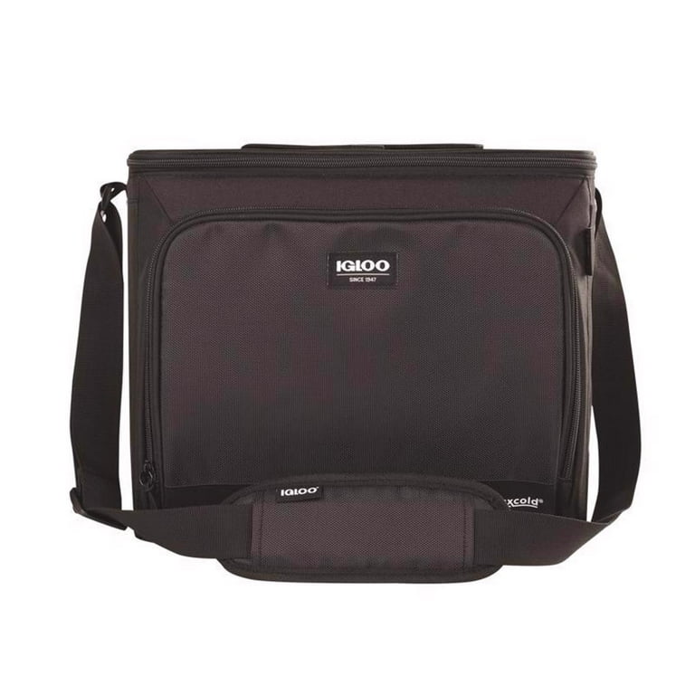 Igloo 66140 MaxCold Black 28 Cans Lunch Bag Cooler