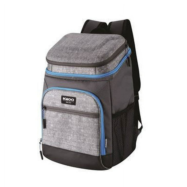 Igloo Maxcold Backpack Cooler, Gray, Holds 20 Cans 1 Pack