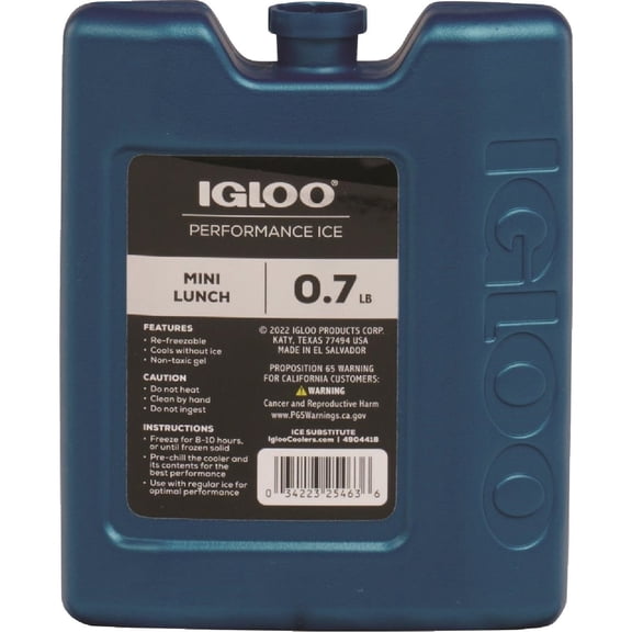 Igloo Performance Ice Blocks Reusable Ice Packs - Long Lasting Cold - 3 lbs