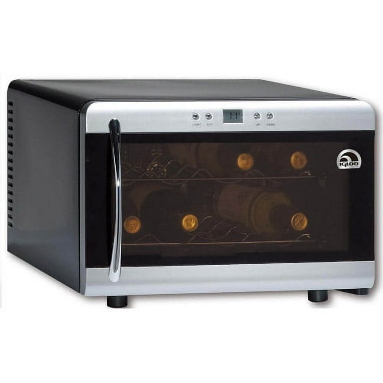 Igloo Premium Silver 8 Bottle Counter top Wine Cooler