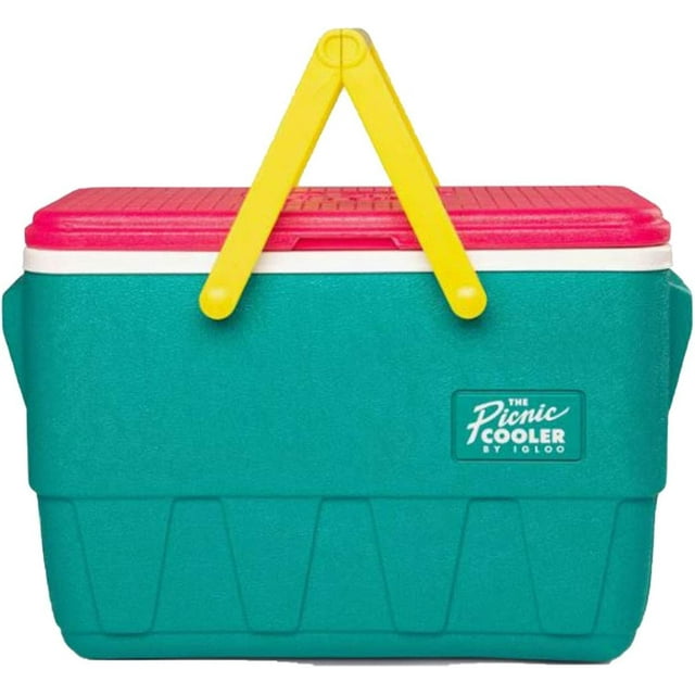 Igloo Retro Jade 25 Qt Lunch Picnic Basket Cooler Jade Cooler