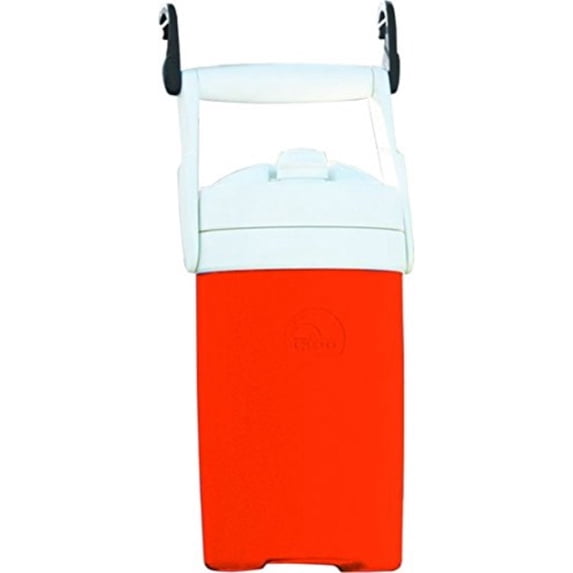 igloo sport cooler with hooks, orange, 1/2 gal