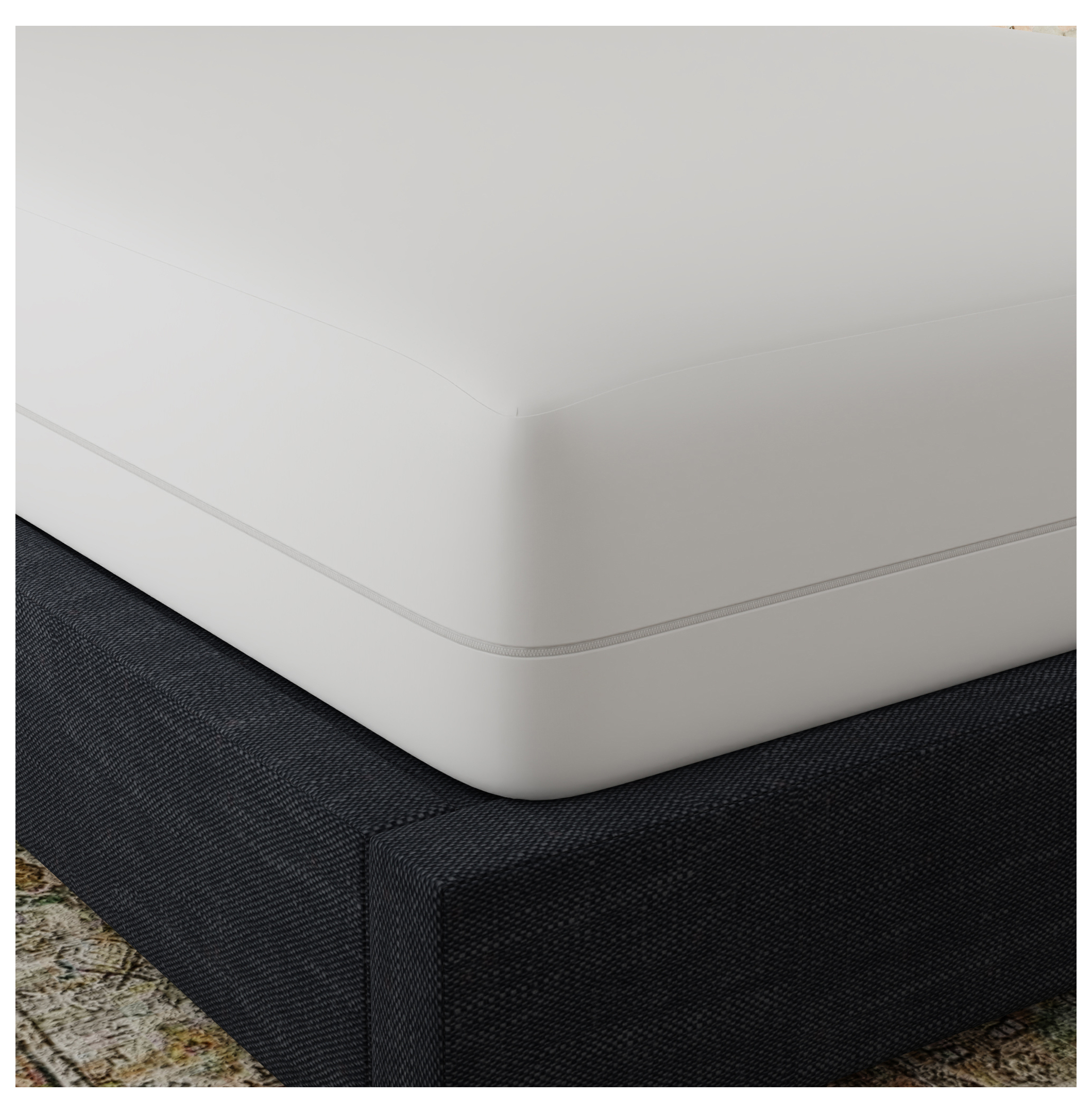 Cooling with HEIQ Bedding Bundle Twin: Memory Foam Pillow, Sheet Set, Mattress Protector
