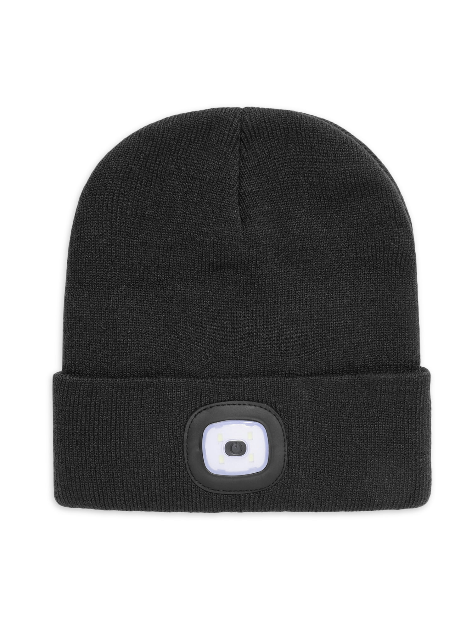 Igloo Men's LED Beanie - Rechargeable Acrylic Knit Winter Hat with 4 ...