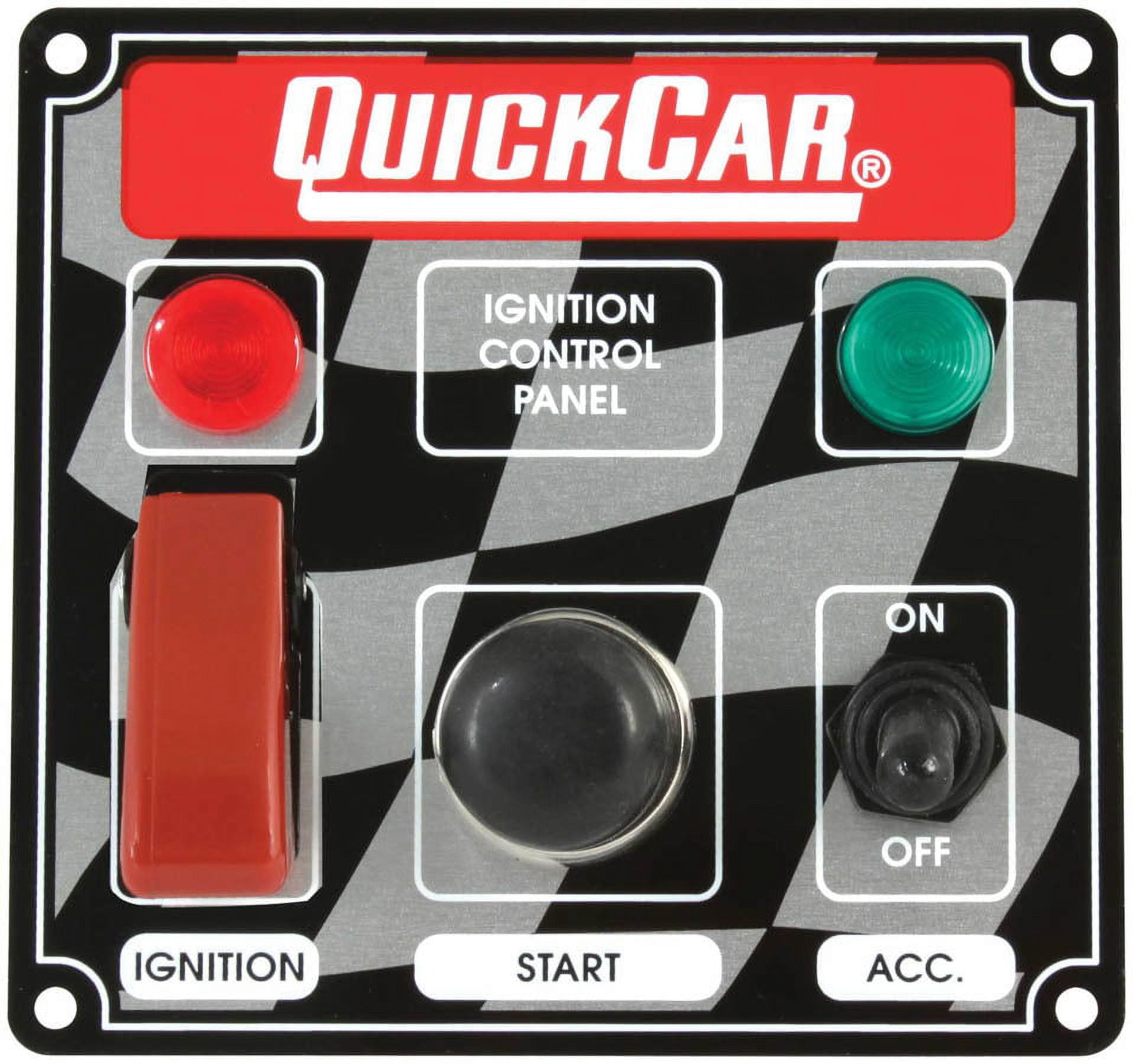 QuickCar Ign. Panel 2 Switch w/Lights QuickCar Ign. Panel 2 Switch w/Lights