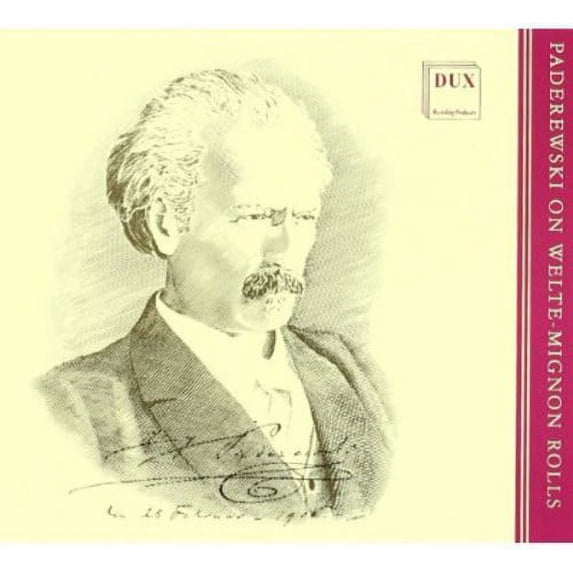 Ignace Jan Paderewski - Paderewski Recordings on Welte-Mignon Rolls - Music & Performance - CD
