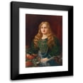 thumbnail image 1 of Ignace Spiridon 11x14 Black Modern Framed Museum Art Print Titled - Young Woman in Historical Costume, 1 of 5