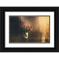thumbnail image 1 of Ignatova, Desislava 14x11 Black Ornate Wood Framed with Double Matting Museum Art Print Titled - Tulips In The Room, 1 of 4