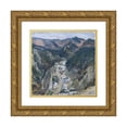 thumbnail image 1 of Ignaz Pötsch 21x20 Gold Ornate Framed and Double Matted Museum Art Print Titled - The Bruhl (1928), 1 of 4