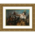 thumbnail image 1 of Ignazio Stern 18x13 Gold Ornate Wood Frame and Double Matted Museum Art Print Titled - An Allegory of Summer, 1 of 4