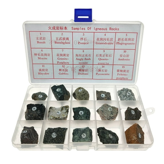 Igneous Collection Teaching Aid Supplies w/ Box Ages 8 up