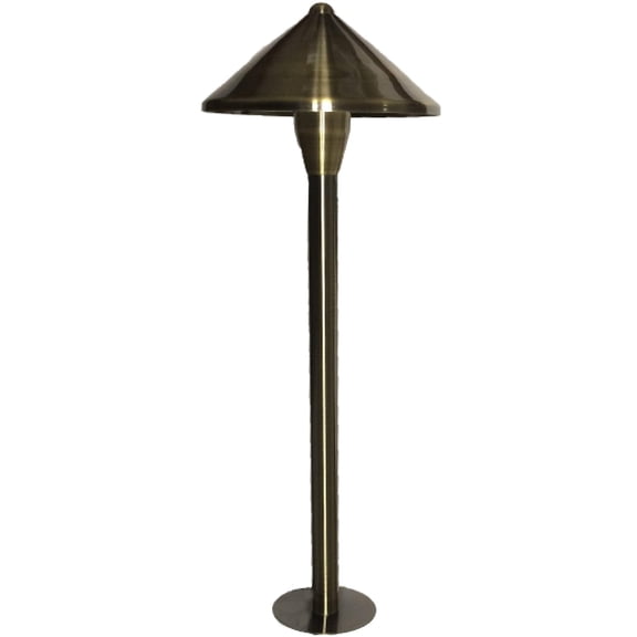 Ignite Landscape Lighting 3-Watt Brass Dome Pathway Light for Landscape Lighting, Ponds and Water Features - 3WDP