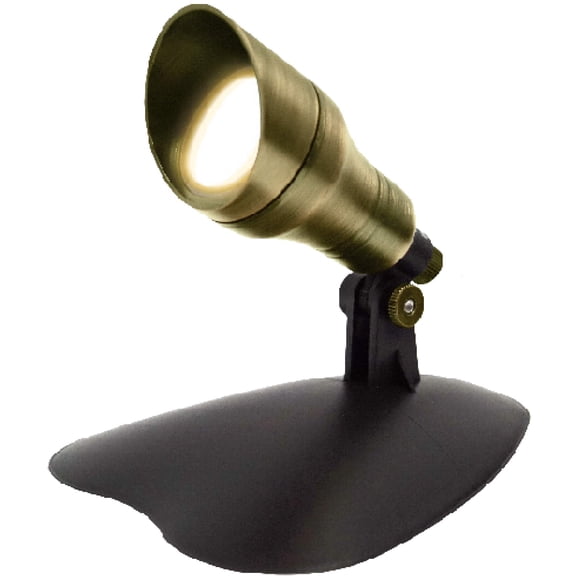 Ignite Landscape Lighting 4-Watt Brass LED Spotlight for Landscape Lighting, Ponds, and Water Features - 4WSPOT