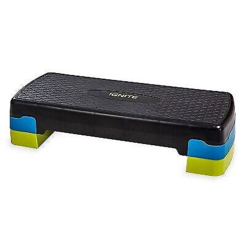 Ignite by SPRI Step Deck Gray, Exercise Workout Platform for Aerobic Gym Fitness Training