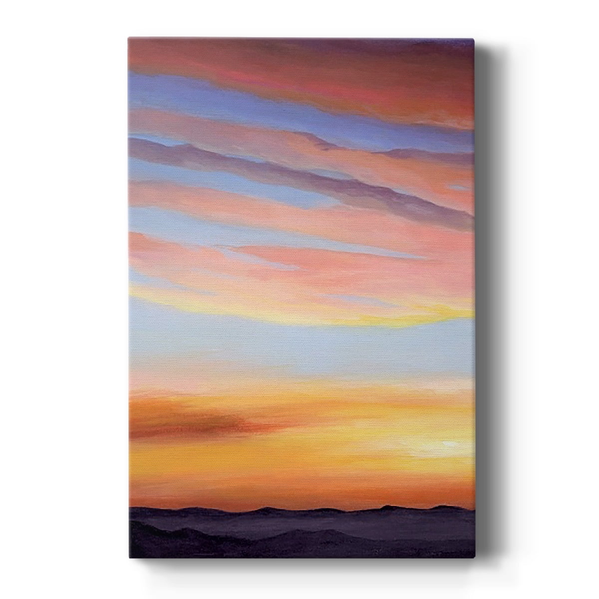 Ignited Dusk I Premium Gallery Wrapped Canvas - Ready to Hang