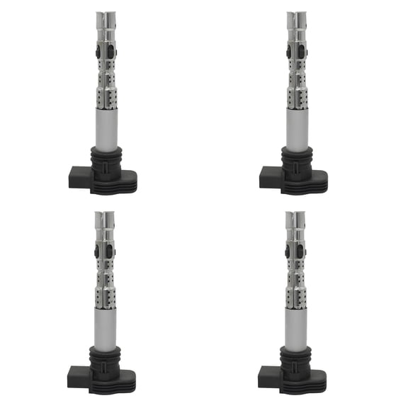 Ignition Coil & 1675 Double Iridium Spark Plug for Audi A3 A4 A5 A6 Q5 R8 TT RS4 RS5/Volkswagen Jetta Passat Tiguan Beetle CC Golf GTI Replaces#06F905115A