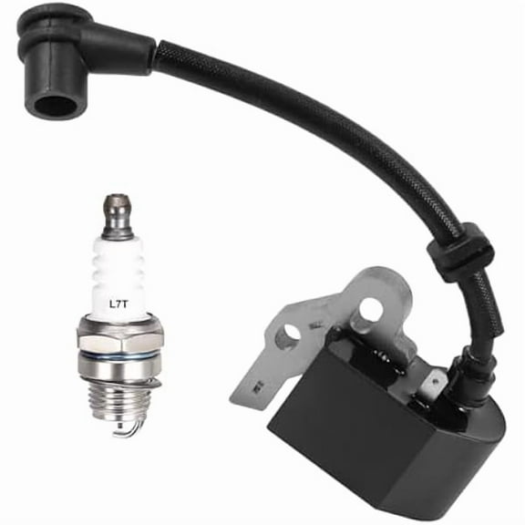 Ignition Coil 241749 243429 538241749 with Spark Plug for McCulloch Trimmer, Compatible with Cabrio Plus 243 244 245 246 249 250 251 260 261 262 290 291 291SB 257 297 MH555 Tivoli 45 60 HC60 HC70