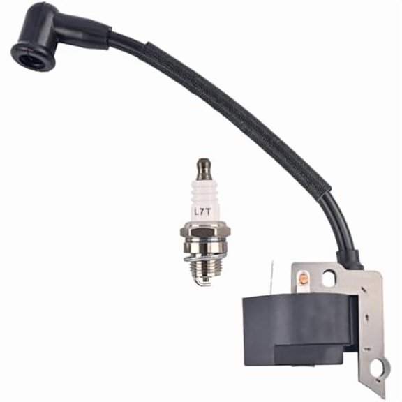 Ignition Coil 2501009R with Spark Plug for Efco Trimmer, Compatible with PA1030 PA1040 Replaces 2501009 250100P 4098017 4138722 4138722R 70383262
