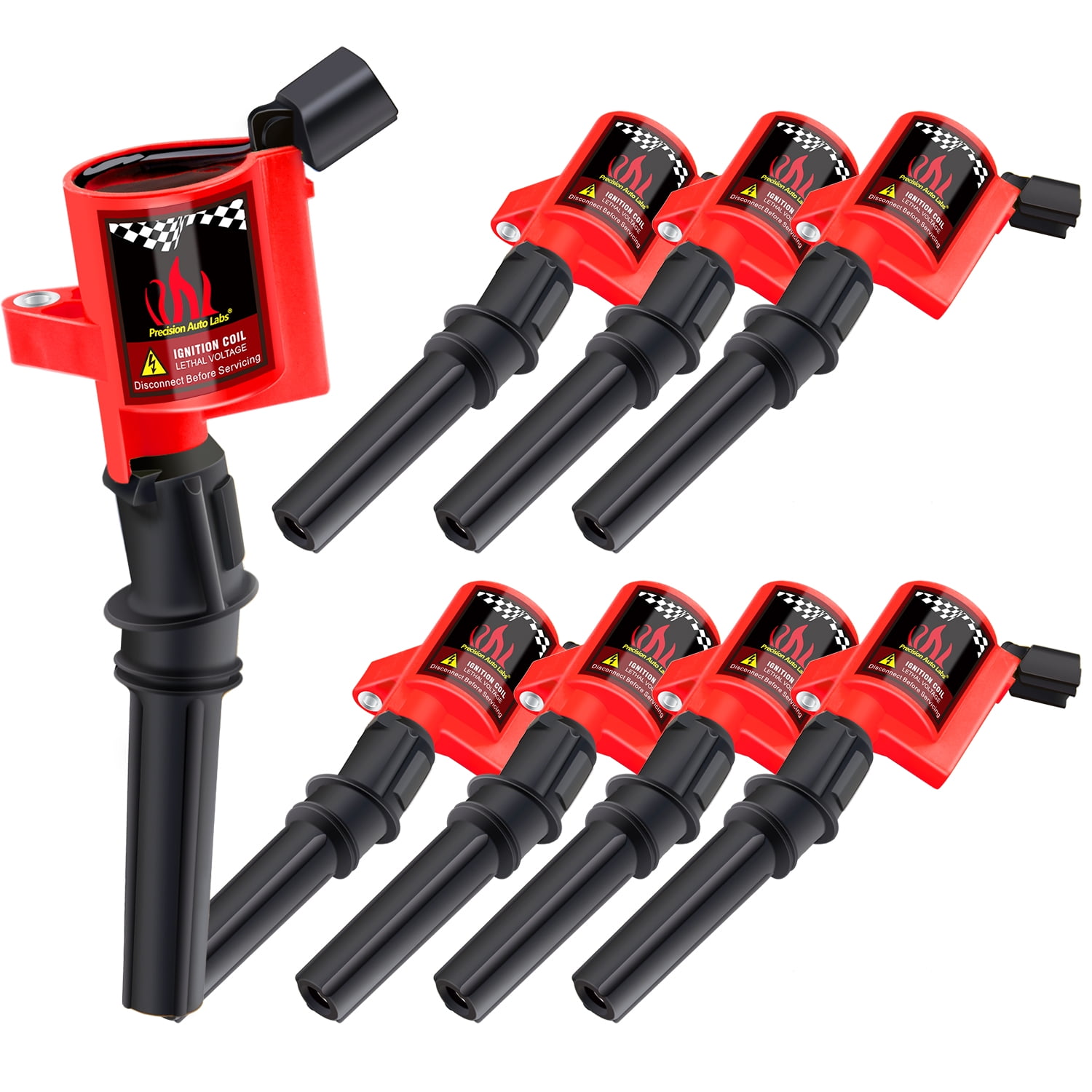 Motorcraft Coil Pack Set Of 8 S For Ford F-150 4.6L/5.4L V8 (2004-2010) & E-Series, Expedition Ignition Coil - Foto 10