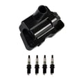 thumbnail image 1 of Ignition Coil and ACDelco Professional Spark Plug Compatible with Nissan Pickup 2.4 l4 UF731 Fits select: 2004 NISSAN FRONTIER CREW CAB XE V6, 2001-2002 NISSAN FRONTIER CREW CAB XE/CREW CAB SE, 1 of 3