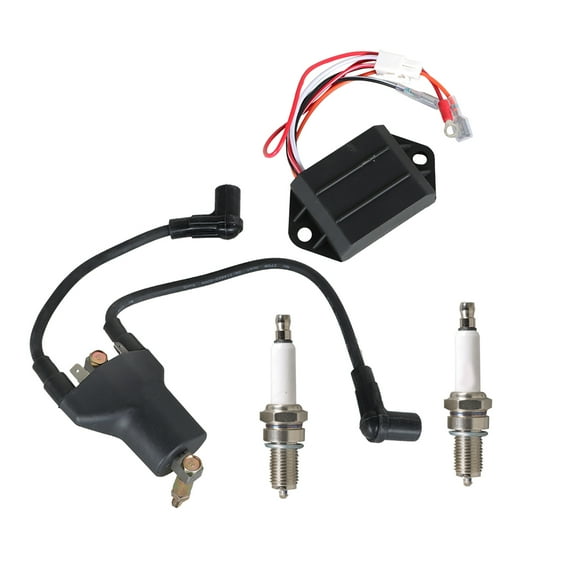 Ignition Coil CDI Ignitor AC 72562-G01 26652-G01 Spark Plug Kit Fit for EZGO 1991-2002 Gas Golf Cart