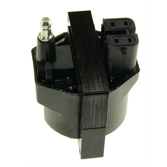 Ignition Coil Compatible with 1985-1992 Oldsmobile Calais/Cutlass Ciera/Firenza/Custom Cruiser 2.5L I4 (Iron Duke/Tech IV) Distributor Coil 2-Pin Sedan D535