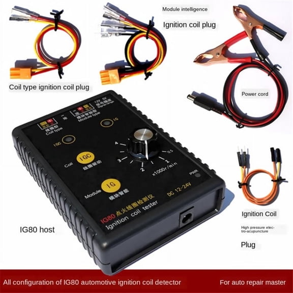 Ignition Coil Detector Tester Natural Gas 24V Gasoline 12V Ignition Coil Test