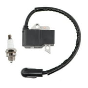 Ignition Coil For Husqvarna 125E 128L 128LD 128C 125C 128CD 125R 125RJ 128R 125L Trimmer Spark Plug # 545046701