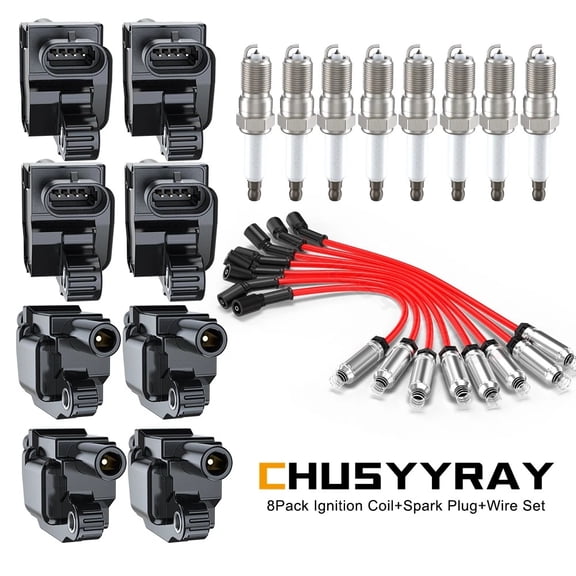 Ignition Coil & Iridium Plug & Wire Set for 6.2L V8 Supercharged LSA LS9 Engine Cars