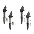 thumbnail image 1 of Ignition Coil and Iridium Spark Plug Compatible with BMW 550i 750Li X5 4.8L V8 Replacement for UF515 Fits select: 2007-2008 BMW X5 4.8I, 2006-2010 BMW 650 I, 1 of 1