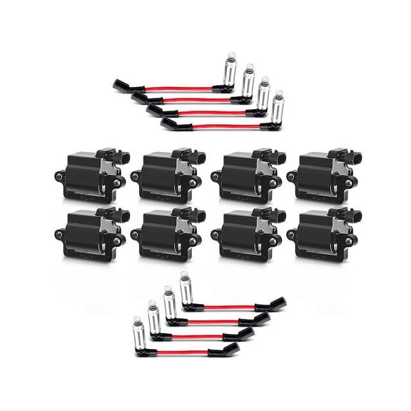 Ignition Coil Kit 16 - Compatible with 2000 - 2005 Chevrolet Silverado 1500 4.8L V8 - Autopart Premium