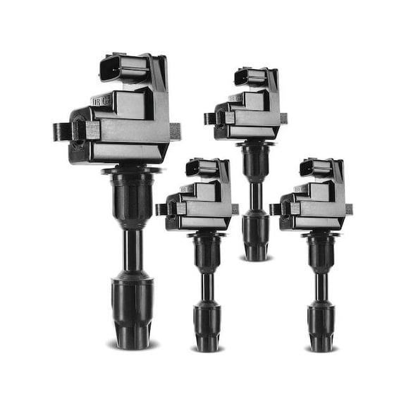 Ignition Coil Kit 4 - Compatible with 1997 - 2001 INFINITI Q45 4.1L V8 Naturally Aspirated 1998 1999 2000