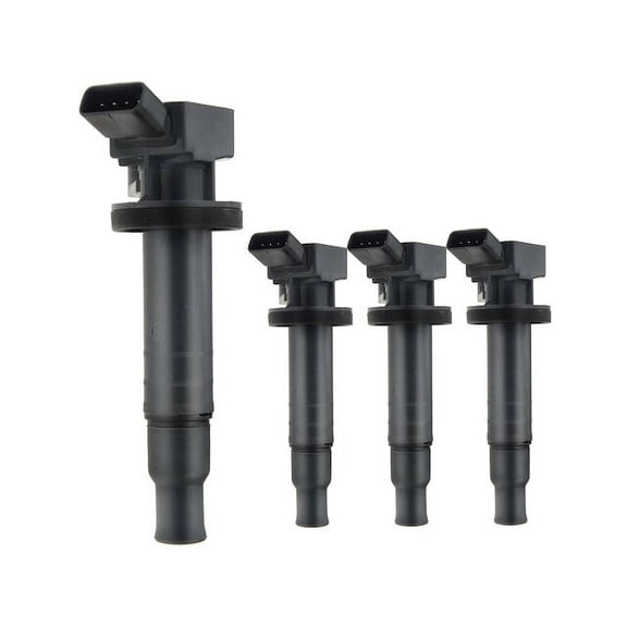 Ignition Coil Kit 4 - Compatible with 2000 - 2005 Toyota Celica 1.8L 4-Cylinder 1ZZ-FE Naturally Aspirated - Autopart Premium