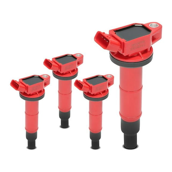 Ignition Coil Kit 4 - Compatible with 2005 - 2016 Scion tC 2006 2007 2008 2009 2010 2011 2012 2013 2014 2015