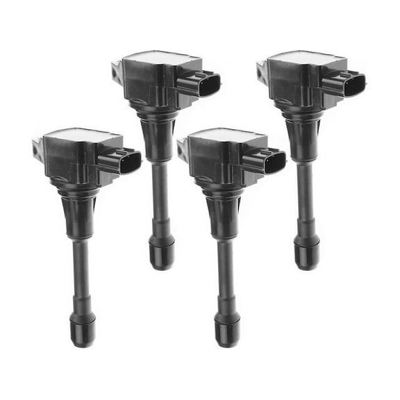 Ignition Coil Kit 4 - Compatible with 2012 - 2019 Nissan Versa - Autopart Premium