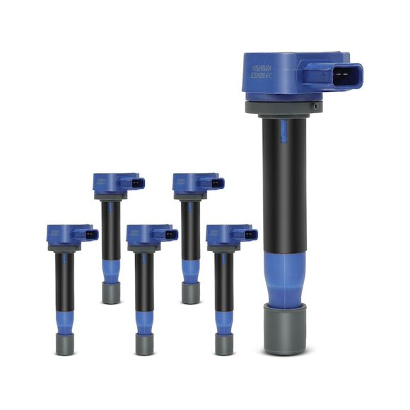 Ignition Coil Kit 6 - Compatible with 2000 - 2003 Honda Accord 3.0L V6 2001 2002