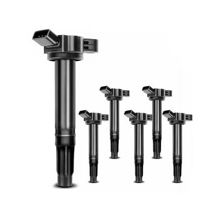 Ignition Coil Kit 6 - Compatible with 2007 - 2015 Lexus RX350 3.5L V6 2GRFE - Autopart Premium