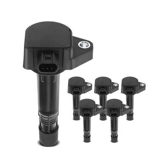 Ignition Coil Kit 6 - Compatible with 2009 - 2015 Honda Pilot 3.5L V6 2010 2011 2012 2013 2014
