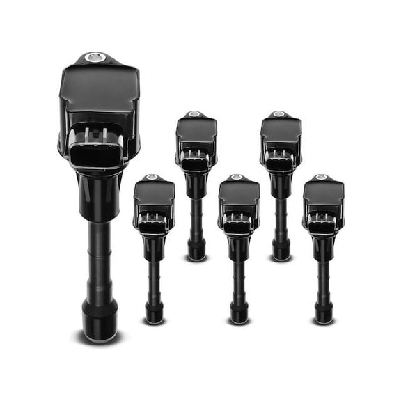Ignition Coil Kit 6 - Compatible with 2014 - 2017 INFINITI QX50 3.7L V6 - Autopart Premium