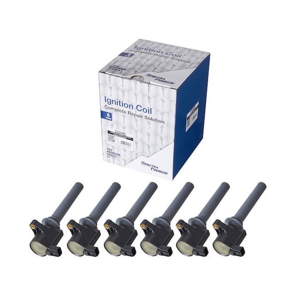 Ignition Coil Kit (6 Piece) - Compatible with 2002 - 2006 Mazda MPV 3.0L V6 2003 2004 2005
