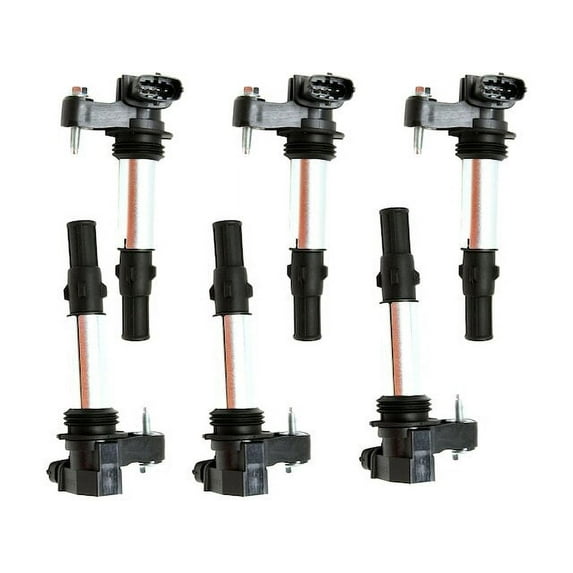 Ignition Coil Kit - 6-Piece- Compatible with 2005 - 2009 Cadillac STS 3.6L V6 2006 2007 2008