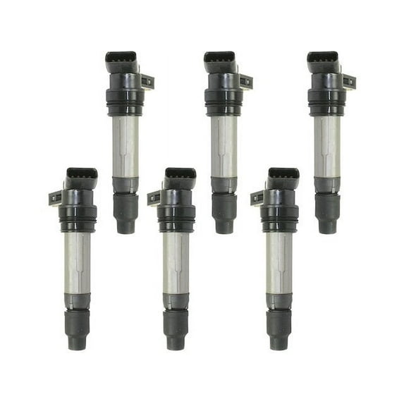 Ignition Coil Kit - 6-Piece - Compatible with 2006 - 2014 Volvo XC90 2007 2008 2009 2010 2011 2012 2013