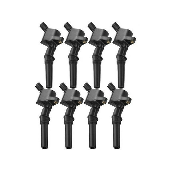 Ignition Coil Kit 8 - Compatible with 1999 - 2012 Ford E-350 Super Duty 5.4L V8 Naturally Aspirated 2000 2001 2002 2003 2004 2005 2006 2007 2008 2009 2010 2011