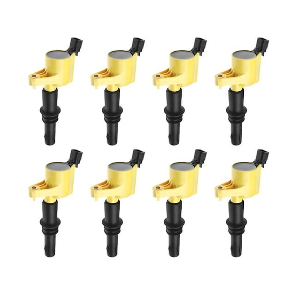 Ignition Coil Kit 8 - Compatible with 2007 - 2008 Ford Explorer Sport Trac Crew Cab Pickup 4-Door 4.6L V8 Gas