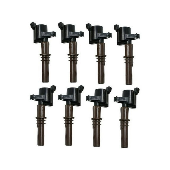 Ignition Coil Kit - 8-Piece - Compatible with 2008 - 2014 Ford Expedition 5.4L V8 2009 2010 2011 2012 2013